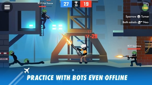 多人火柴人戰(zhàn)斗射擊(stickman combats) v17.5.1 安卓版 0