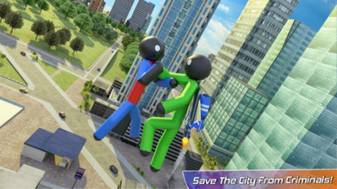 飛行火柴人城市英雄中文版 v1.1 安卓版 1