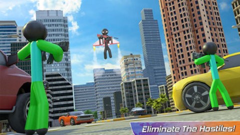 飛行火柴人城市英雄中文版 v1.1 安卓版 2
