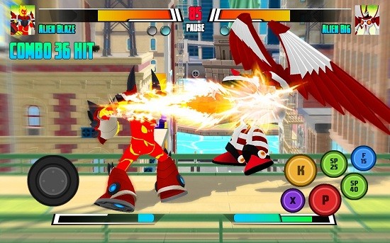 終極格斗競(jìng)技場(chǎng)手機(jī)版(Super Hero Alien Battle Force Ultimate Fight Arena) v2 安卓版 2