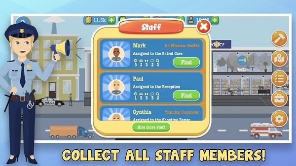 警察局建設(shè)者游戲 v1.0.20 安卓版 1