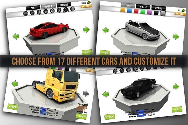 公路飆車中文版(traffic racer) v3.5 安卓版 0