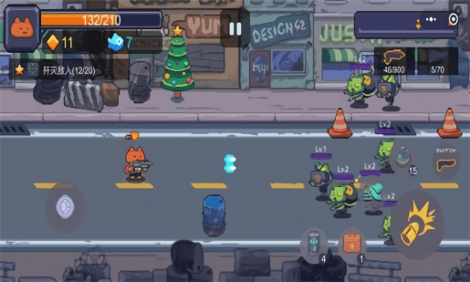 貓咪大戰(zhàn)僵尸完整版 v1.0 安卓版 2