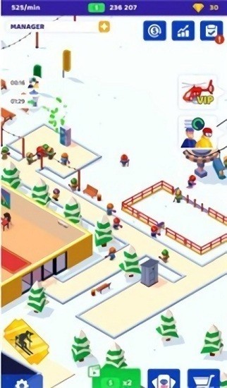 滑雪勝地游戲