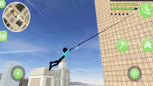 美國警察火柴人繩索英雄 v2.0 安卓版 2