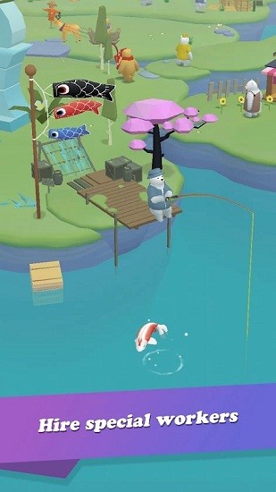 空閑的熊島手游