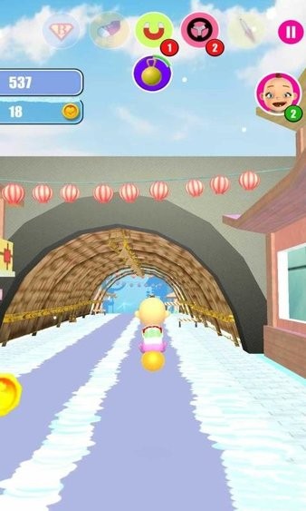 嬰兒雪地酷跑游戲