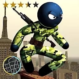 陸軍士兵繩索英雄(Army Stickman Rope Hero)
