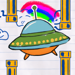紙上飛碟(flappy ufo)