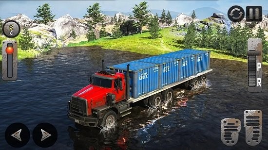 越野泥漿貨運(yùn)卡車(chē)游戲(Offroad Mud Driving Truck Games) v1.0 安卓版 1