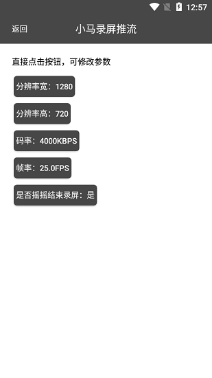 小馬錄屏推流免費(fèi)版 v1.0.0 安卓版 0