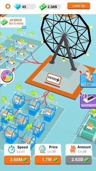 空閑倉鼠發(fā)電廠(Idle Hamster Energy) v1.0.3 安卓版 2