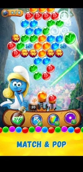 藍精靈泡泡龍游戲(Smurfs) v3.00.020106 安卓版 1