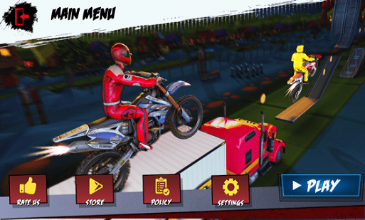 特技自行車模擬器(Stunt Bike Racing Simulator) v1.3 安卓版 0