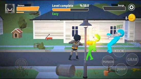 城市斗士火柴人幫派游戲(City fighter Stickman street gang fight) v1.5.0 安卓版 1