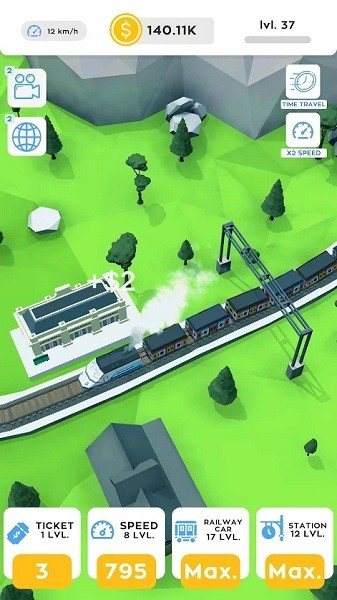 空閑火車鐵路大亨2022(Idle Trains Railway Tycoon)1