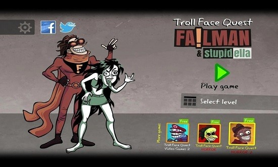 巨魔臉探索手游(Troll Quest Failman and Stupidella) v1.1.2 安卓版 0
