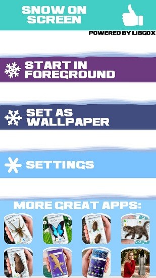 動態(tài)雪花壁紙app(Snow on Screen Winter Effect) v2.2 安卓版 0