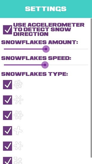 動態(tài)雪花壁紙app(Snow on Screen Winter Effect) v2.2 安卓版 1