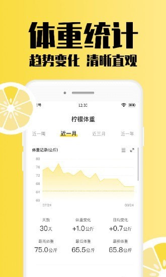 檸檬體重記錄手機(jī)版 v1.0.1 安卓版 3