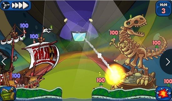 百戰(zhàn)天蟲2手機(jī)版(Worms 2: Armageddon) v1.4.1 安卓版 3