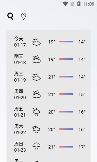 好玩天氣預(yù)報(bào)app v1.2 安卓版 1
