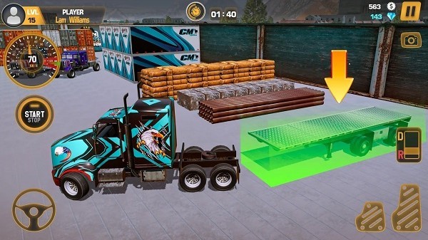 歐洲卡車(chē)模擬器3D游戲 v1.9 安卓版 1
