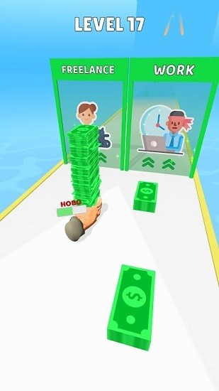 卷錢跑酷游戲(race for money) v1.0 安卓版 1