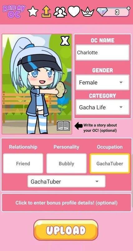 rate my oc手游 v1.0.5 安卓版 3