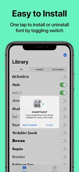 字庫(kù)英文字體ios v1.1.0 蘋果版 0