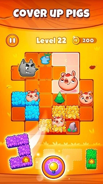 豬與狼方塊拼圖(Pigs and Wolf) v1.0.1.0 安卓版 0