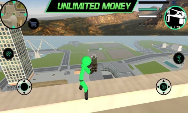 綠棍火柴人繩索英雄游戲 v1.4 安卓版 0