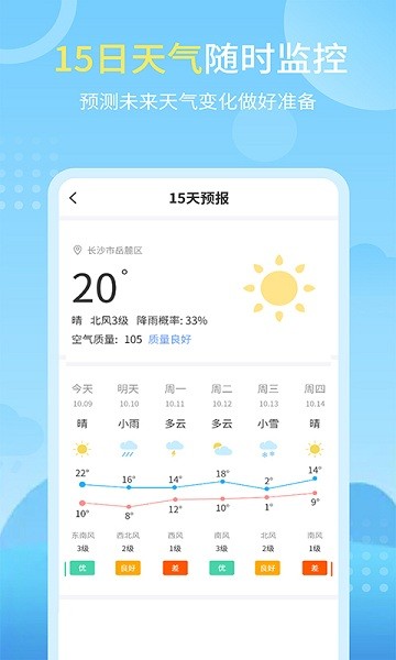 天氣實(shí)況預(yù)報(bào)軟件 v4.1.2 最新版 1