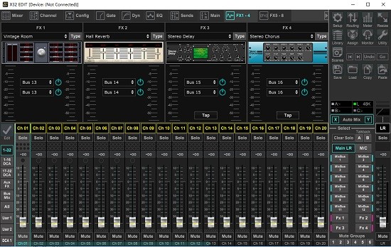 百靈達(dá)x32調(diào)音臺(tái)pc控制軟件 v4.2 官方最新版 3