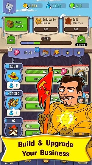 空閑喧囂王國(guó)(Hustle Kingdom: Idle Clicker) v0.9.112 安卓版 1