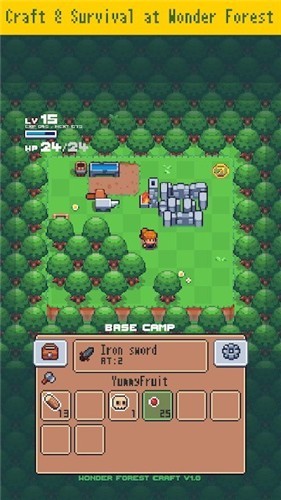 像素森林冒險(xiǎn)游戲(WonderForestCraft) v1.0.2 安卓版 0