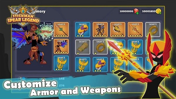 火柴人投矛傳奇手游(Stickman Spear Legend) v1.02 安卓版 3