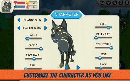 狼模擬器野生動物3D(Wolf Simulator: Wild Animals 3D) v1.045 安卓版 3