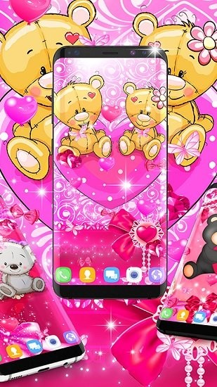 泰迪熊愛心動態(tài)壁紙軟件 v13.9 安卓版 2