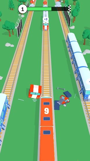 火車撞撞跑游戲