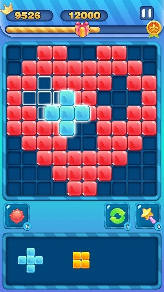 果凍方塊拼圖小游戲(Jelly Puzzle)0
