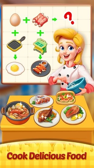 合并烹飪餐廳游戲(Merge Cooking) v1.0.04 安卓版 1