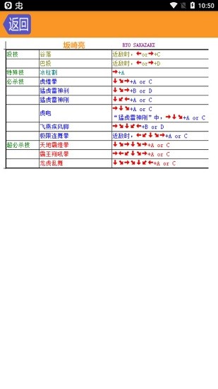 拳皇97出招表下載