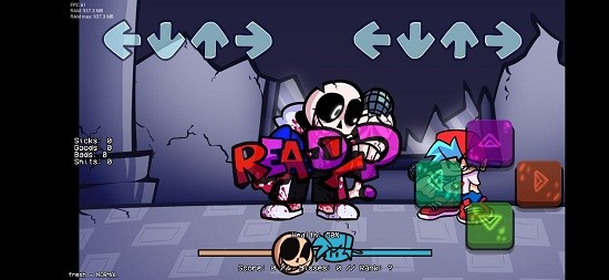 黑色星期五之夜精神錯亂sans v0.2.7 安卓版 0