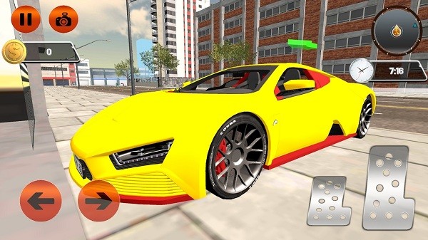 瘋狂的汽車駕駛模擬器(Extreme Sports Car) v4.0 安卓版 1
