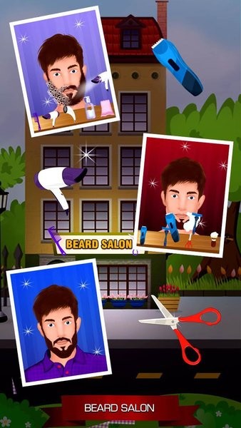 胡子理發(fā)沙龍游戲(Beard Barber Salon) v1.05 安卓版 0