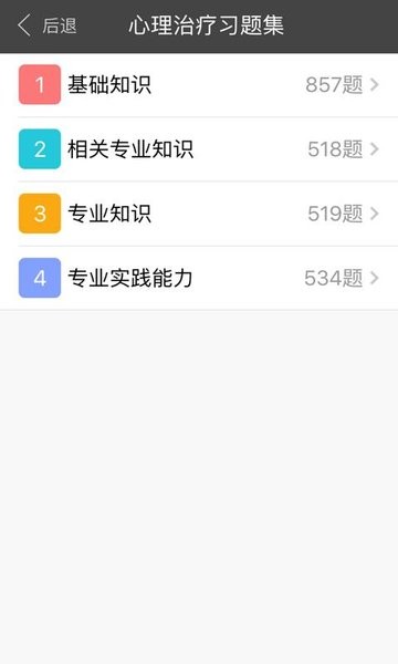 心理治療中級總題庫軟件 v6.2.4 最新版 0