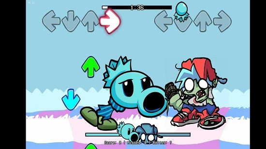 周五夜放克寒冰射手植物大戰(zhàn)僵尸模組(FNF:VS寒冰射手) v0.2.7.1 安卓版 1