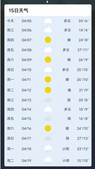 天氣預(yù)報精準版安裝app v2022.04.09 安卓版 3
