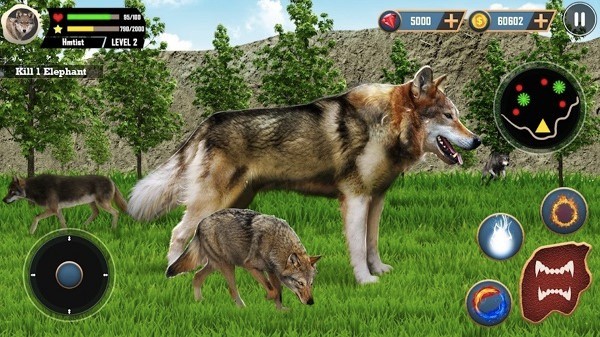 森林孤狼模擬器游戲 v1.2 安卓版 3